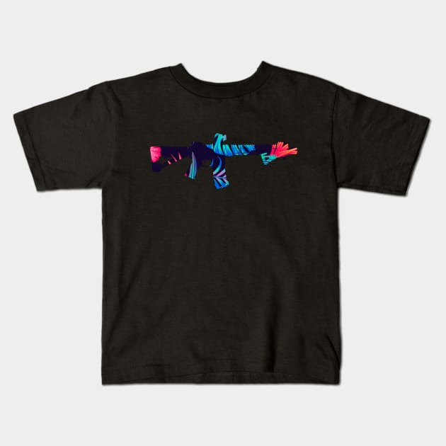 Tropical AR15 Kids T-Shirt by ArtisanTactical